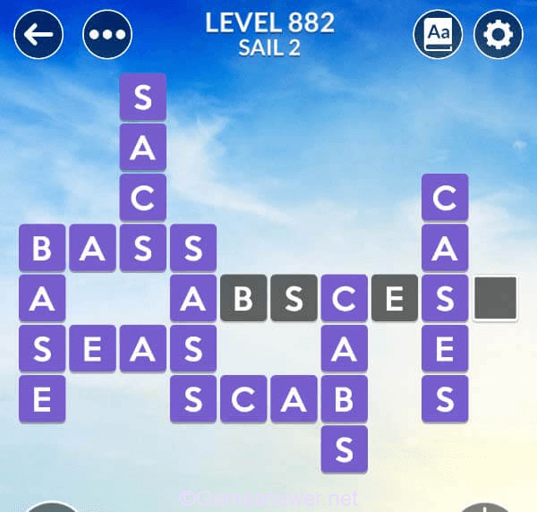 Wordscapes Level 882