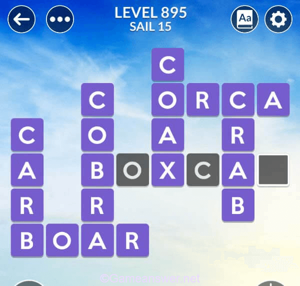 Wordscapes Level 895