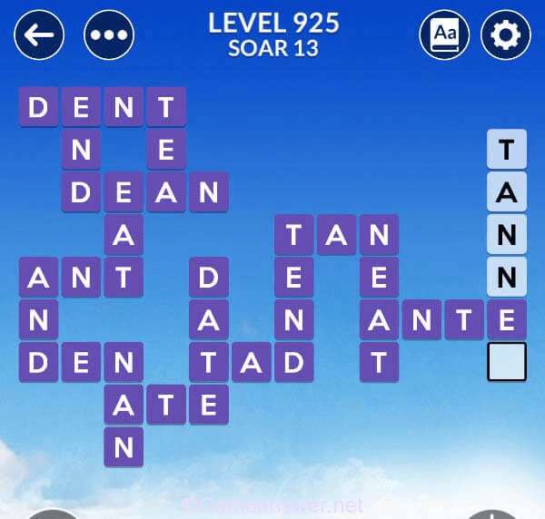 Wordscapes Level 925