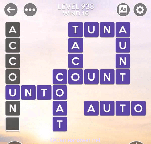 Wordscapes Level 938