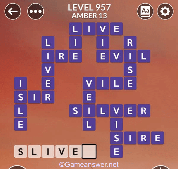 Wordscapes Level 957