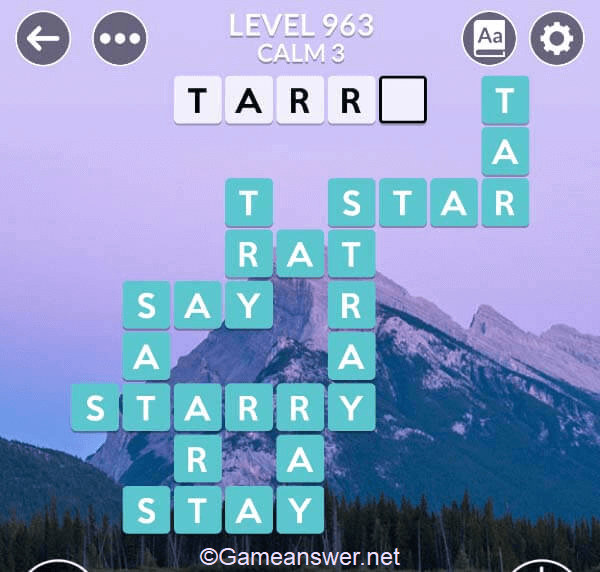 Wordscapes Level 963