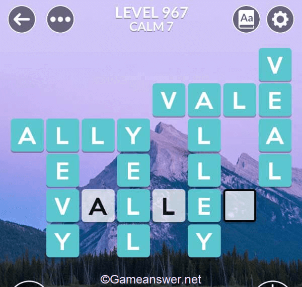 Wordscapes Level 967