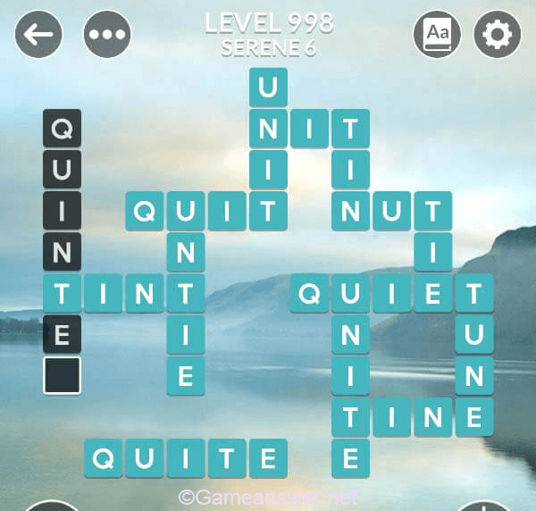 Wordscapes Level 998