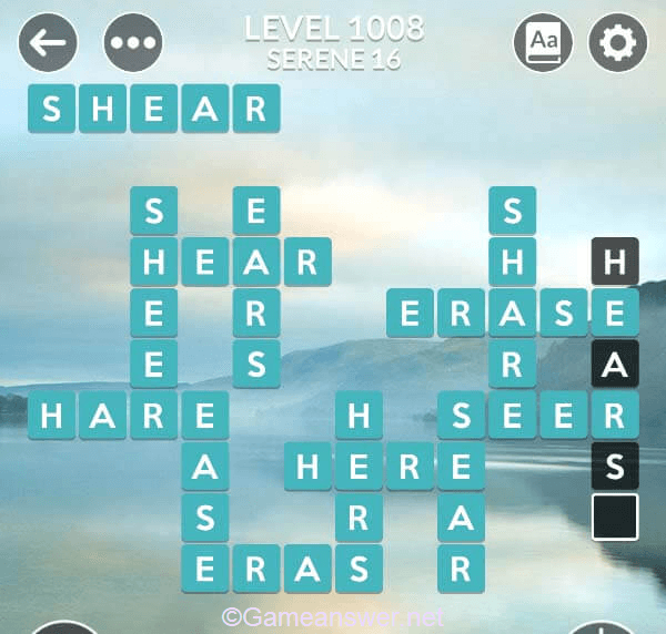 Wordscapes Level 1008