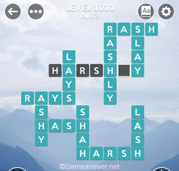 Wordscapes Level 1011