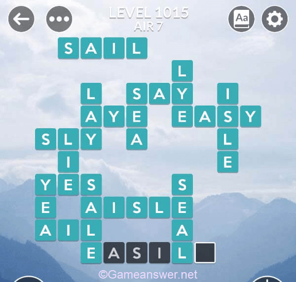 Wordscapes Level 1015