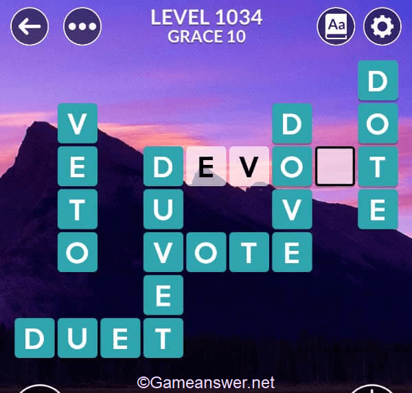 Wordscapes Level 1034