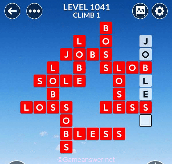 Wordscapes Level 1041