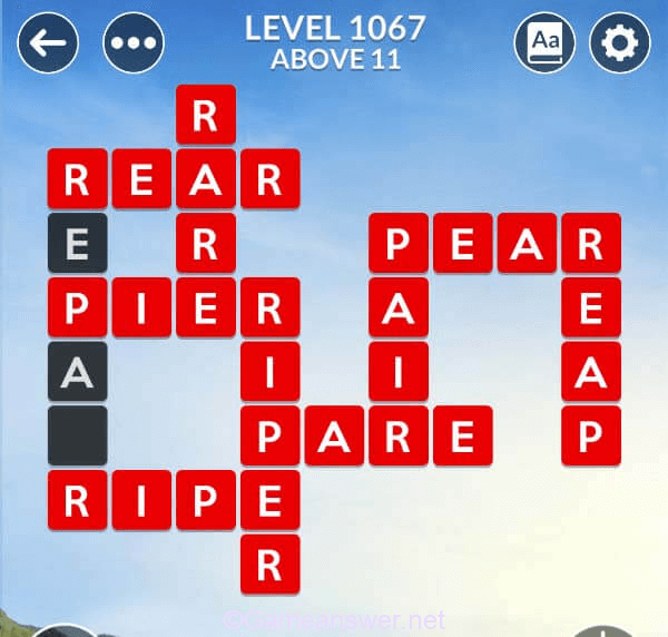 Wordscapes Level 1067