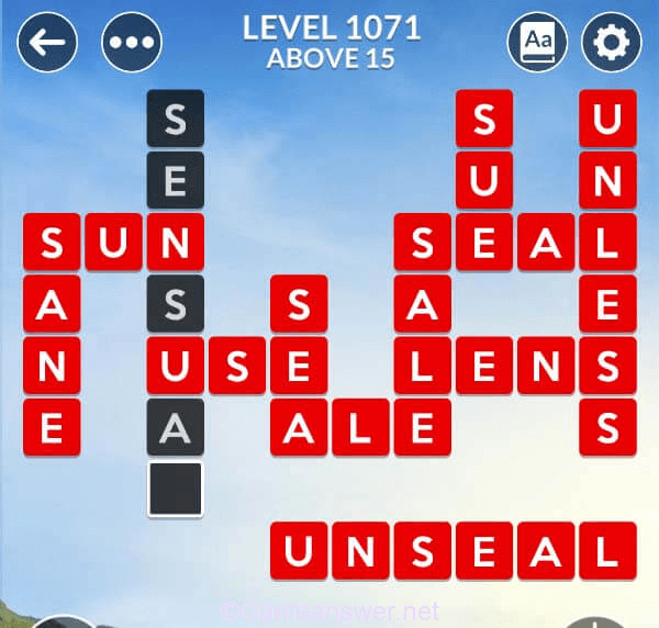 Wordscapes Level 1071