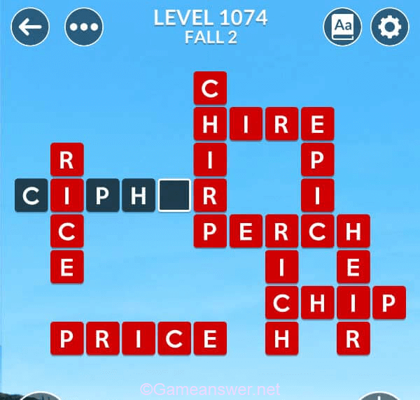 Wordscapes Level 1074