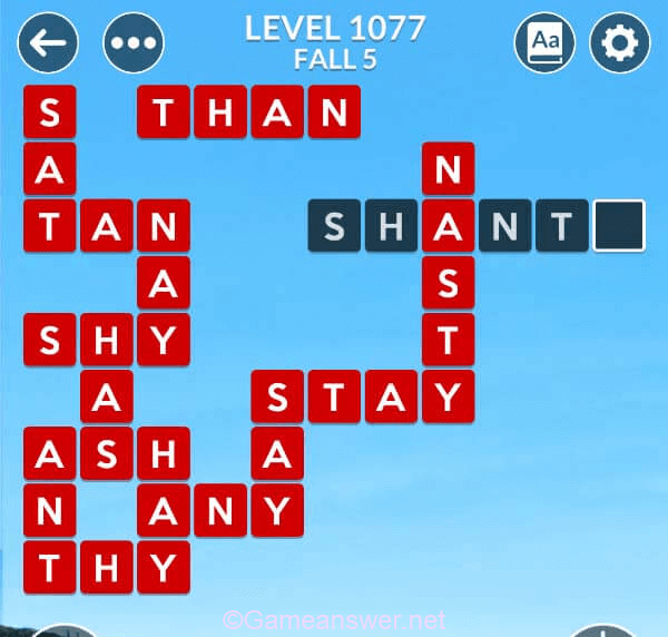 Wordscapes Level 1077